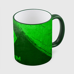 Кружка цветная Skyrim - green gradient