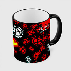 Кружка цветная Half life anarhy