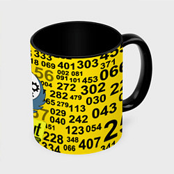 Кружка цветная Fallout pattern symbol
