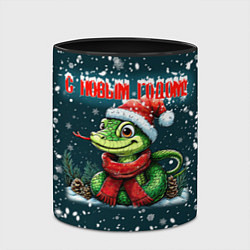 Кружка 3D С новым годом змеи, цвет: 3D-белый + черный — фото 2