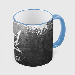 Кружка цветная Metallica - grey gradient