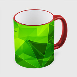 Кружка цветная Counter Strike green poly