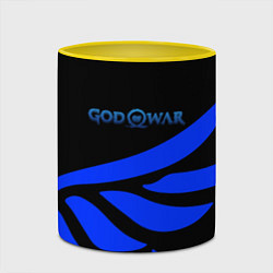 Кружка 3D God of War крылья богов, цвет: 3D-белый + желтый — фото 2