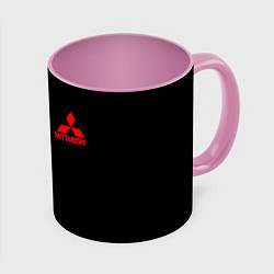 Кружка цветная Mitsubishi logo