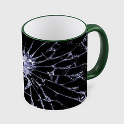 Кружка цветная Разбитое стекло - минимализм