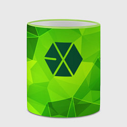 Кружка 3D Exo green poly, цвет: 3D-светло-зеленый кант — фото 2