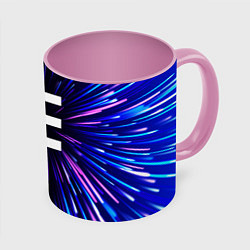 Кружка 3D OneRepublic neon energy, цвет: 3D-белый + розовый