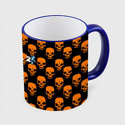 Кружка 3D Portal skull pattern, цвет: 3D-синий кант