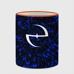 Кружка 3D Evanescence blue energy, цвет: 3D-оранжевый кант — фото 2