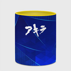 Кружка 3D Akira blue poly, цвет: 3D-белый + желтый — фото 2