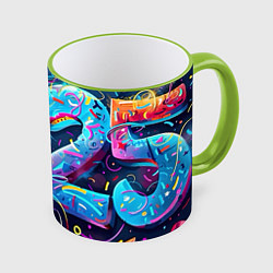 Кружка 3D Color 2025, цвет: 3D-светло-зеленый кант