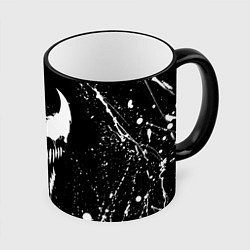 Кружка 3D Venom logo, цвет: 3D-черный кант