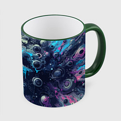 Кружка цветная Vanguard compozition with skull - ai art fantasy