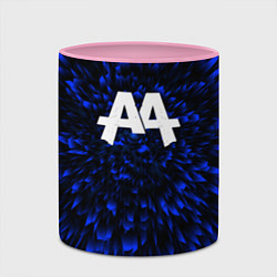 Кружка 3D Asking Alexandria blue energy, цвет: 3D-белый + розовый — фото 2