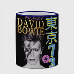 Кружка 3D David Bowie - Tokyo 1973, цвет: 3D-синий кант — фото 2