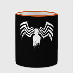 Кружка 3D Venom - logo, цвет: 3D-оранжевый кант — фото 2