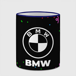 Кружка 3D BMW конфети, цвет: 3D-синий кант — фото 2