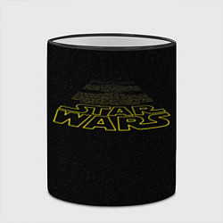 Кружка 3D Star Wars - вступительные титры, цвет: 3D-черный кант — фото 2