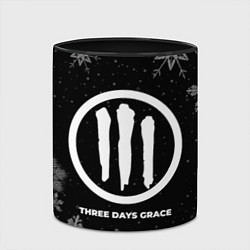 Кружка 3D Снежный Three Days Grace, цвет: 3D-белый + черный — фото 2