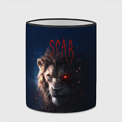 Кружка 3D The Lion King - Scar, цвет: 3D-черный кант — фото 2