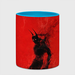 Кружка 3D Evil Batman, цвет: 3D-белый + небесно-голубой — фото 2