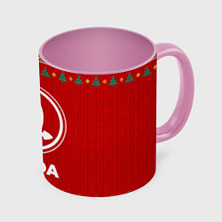 Кружка цветная Skoda new year