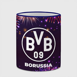 Кружка 3D Праздничный Borussia, цвет: 3D-синий кант — фото 2