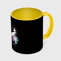 Кружка 3D Wednesday, цвет: 3D-белый + желтый