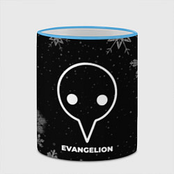 Кружка 3D Снежный Evangelion, цвет: 3D-небесно-голубой кант — фото 2