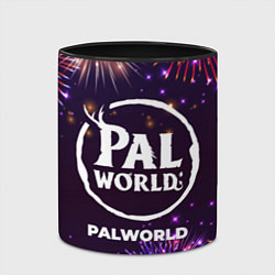 Кружка 3D Праздничный Palworld, цвет: 3D-белый + черный — фото 2