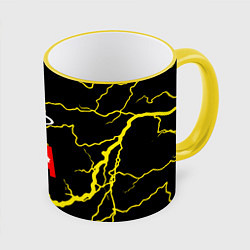 Кружка 3D NBA storm, цвет: 3D-желтый кант
