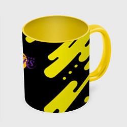 Кружка цветная Lakers club