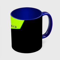 Кружка 3D New world geomerty, цвет: 3D-белый + синий