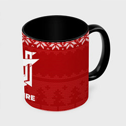 Кружка цветная Новогодний Free Fire