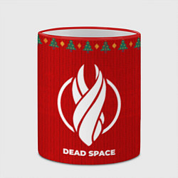 Кружка 3D Dead Space new year, цвет: 3D-красный кант — фото 2