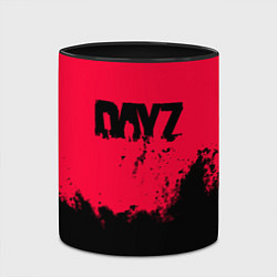 Кружка 3D Dayz черные краски, цвет: 3D-белый + черный — фото 2