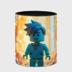 Кружка 3D Роблокс таинственный человечек, цвет: 3D-белый + черный — фото 2