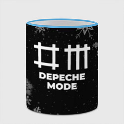 Кружка 3D Снежный Depeche Mode, цвет: 3D-небесно-голубой кант — фото 2