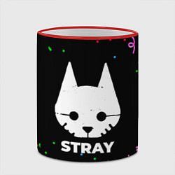 Кружка 3D Stray конфети, цвет: 3D-красный кант — фото 2