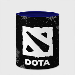 Кружка 3D Снежный Dota, цвет: 3D-белый + синий — фото 2