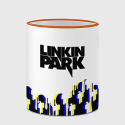 Кружка 3D Linkin park human, цвет: 3D-оранжевый кант — фото 2