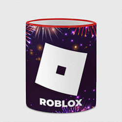 Кружка 3D Праздничный Roblox, цвет: 3D-красный кант — фото 2