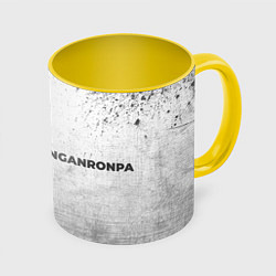 Кружка 3D Danganronpa - white gradient по-горизонтали, цвет: 3D-белый + желтый