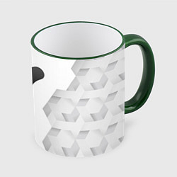 Кружка цветная Destiny white poly