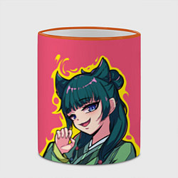 Кружка 3D Монолог фармацевта - Маомао, цвет: 3D-оранжевый кант — фото 2