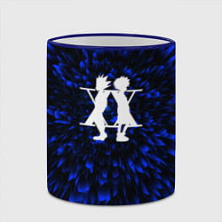 Кружка 3D Hunter x Hunter blue energy, цвет: 3D-синий кант — фото 2