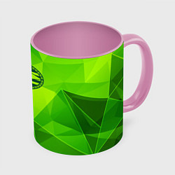 Кружка цветная PSV green poly