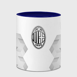 Кружка 3D AC Milan white poly, цвет: 3D-белый + синий — фото 2