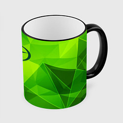 Кружка цветная JAC green poly