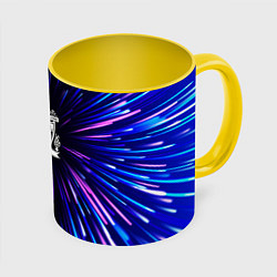Кружка 3D Liverpool neon energy, цвет: 3D-белый + желтый